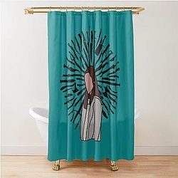 Marta Knives Out Perfect Shower Curtain