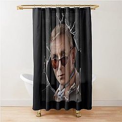Glass Onion: A Knives Out Mystery Shower Curtain