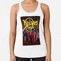 Knives Out Movie Poster Racerback Tank Top