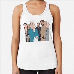 Knives Out End Scene Racerback Tank Top