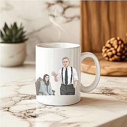 Knives Out LA 0501 - Benoit Blanc iconic lead character Knives Out Mugs