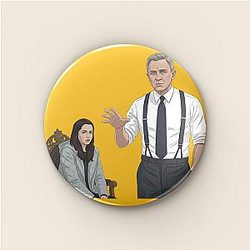Knives Out LA 0501 - Benoit Blanc iconic lead character Knives Out Pins