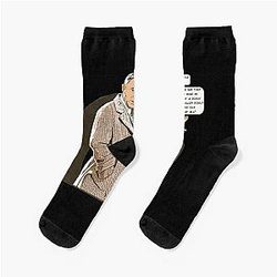 Knives Out - Donut Doughnut Quote Socks