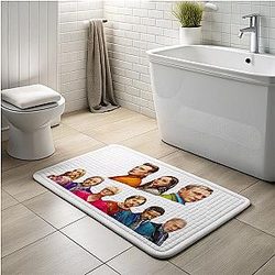Knives Out LA 0501 - Sharp social commentary and humor Knives Out Bath Mats