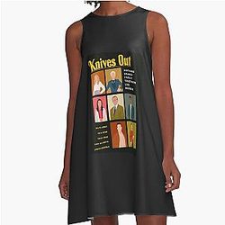 Knives Out A-Line Dress