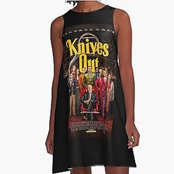Knives Out A-Line Dress