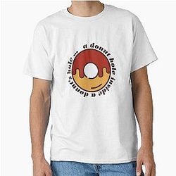 A Donut Hole Inside A Donut's Hole, Knives Out Classic T-Shirt