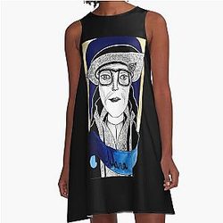 Knives Out Alternative A-Line Dress