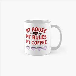 Knives Out My House My Rules Funny Classic Mug