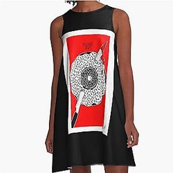 Knives Out Donut in a Donut Alternative Movie Poster A-Line Dress