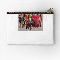 Knives Out Film Digitally Drawn Minimalist Print - Knives Out Movie Poster - Knives Out Zipper Pouch