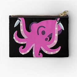 Knives Out Pink Zipper Pouch