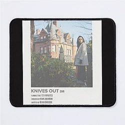 Knives Out Minimalist Film Poster Whodunit Mystery Movie Aesthetic Mouse Pad