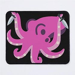 Knives Out Pink Mousepad