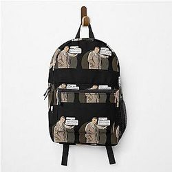 Knives Out - Doughnut Quote Backpack
