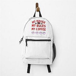 Knives Out My House My Rules Funny Sayings Backpack