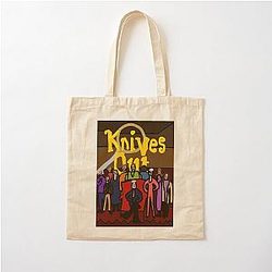 Knives Out Movie Poster Cotton Tote Bag