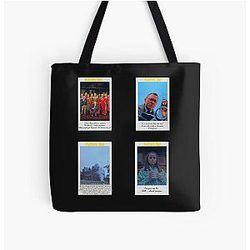 Knives Out Sticker Set T Shirt All Over Print Tote Bag