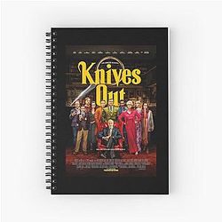 Knives Out Spiral Notebook