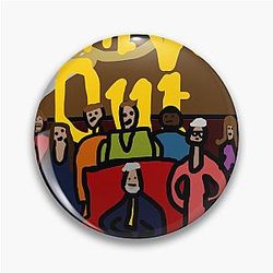 Knives Out Movie Poster Pin