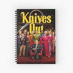 Knives Out Spiral Notebook