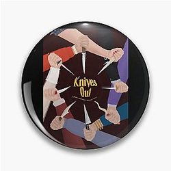 Knives Out Poster Pin
