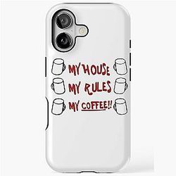 Knives Out Mug - My House My Rules My Coffee Movie Inspired Replica Gift iPhone Case