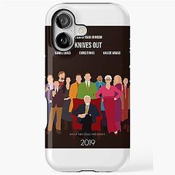 Knives Out Minimalist Movie Poster iPhone Case