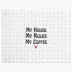 Knives out My house My coffee Jigsaw Puzzle