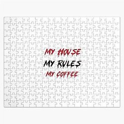 Knives out My house My rules Jigsaw Puzzle