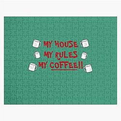 Knives Out Coffee Mug Jigsaw Puzzle