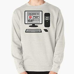 KNJ's You Need To Restart Your Computer Pullover Sweatshirt RB1509