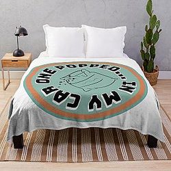 KNJ - "ONE POPPED... IN MY CAR" Throw Blanket RB1509