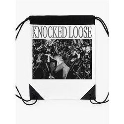 Retro Vintage Knocked Loose Higher Power Love You Drawstring Bag Premium Merch Store