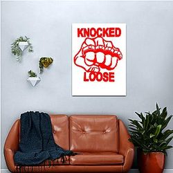 Get At This Old Knocked Loose Canvas Print Premium Merch Store