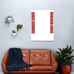 Knocked Loose Damaged Goods Canvas Print Premium Merch Store