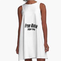FREE KODAK BLACK - Sniper Gang A-Line Dress