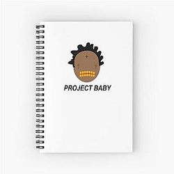 Kodak Black Project Baby T-Shirt Spiral Notebook