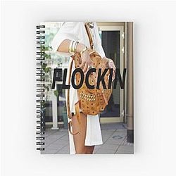 Kodak Black "Baby Girl Your MCM Be Flockin" Spiral Notebook