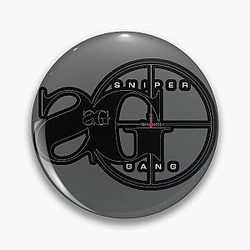 Snipergang Logo Kodak Black Pin