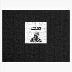 Kodak Black Rapper Inspired Design Chiffon Top Jigsaw Puzzle