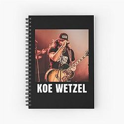My Favorite People Koe Wetzel Gift For Fan Spiral Notebook