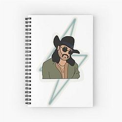 Koe Wetzel lightning bolt Spiral Notebook
