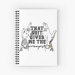Koe Wetzel Creeps Spiral Notebook