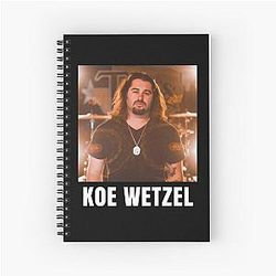 Mens Best Koe Wetzel Gifts For Movie Fans Spiral Notebook