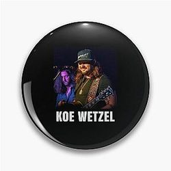 Mens Funny Koe Wetzel Gift For Music Fans Pin