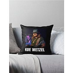 Mens Funny Koe Wetzel Gift For Music Fans Throw Pillow