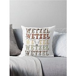 Koe Wetzel Bullhead Throw Pillow