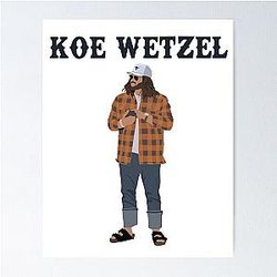 Koe Wetzel Illustration Poster