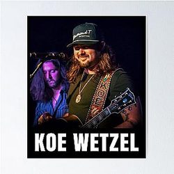 Mens Funny Koe Wetzel Gift For Music Fans Poster